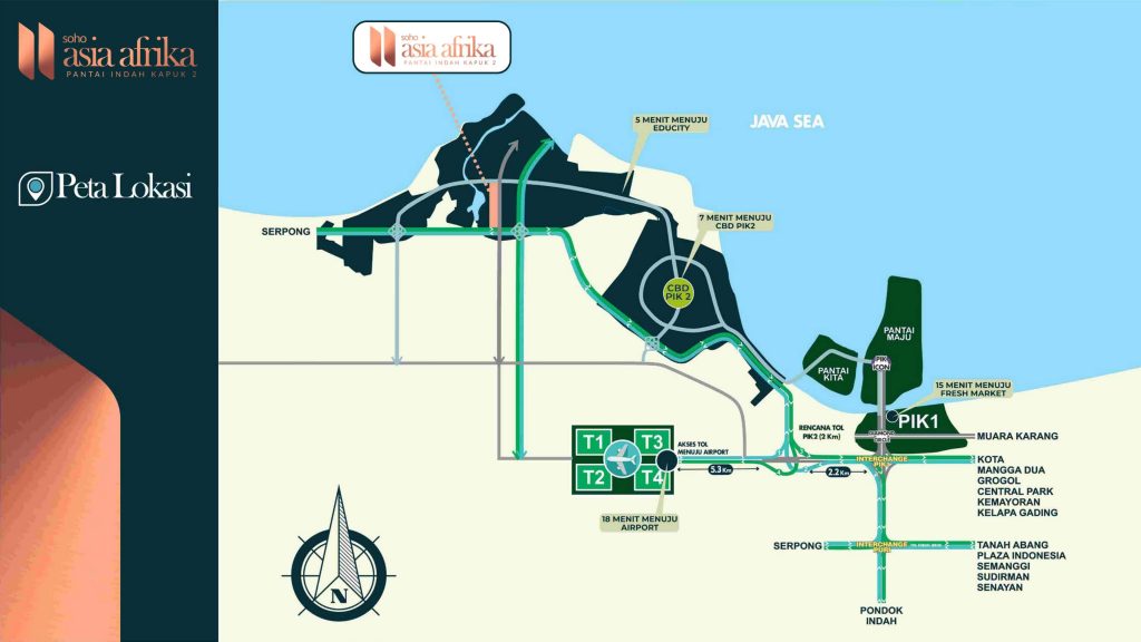 Lokasi SOHO Asia Afrika
